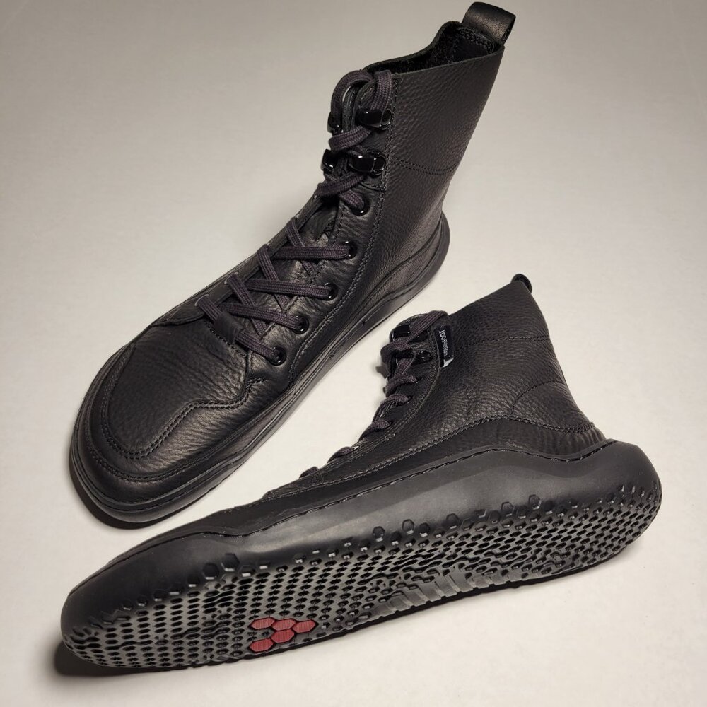 Vivobarefoot Gobi Boot Womens in Obsidian - Picture 5 of 10
